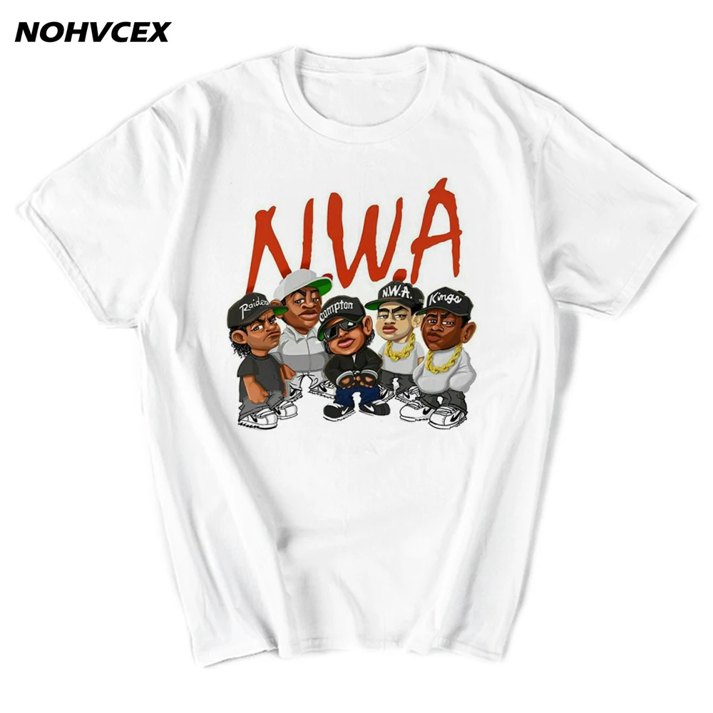 Футболка Nwa (N W A) мужская прямая тенниска повседневная майка в стиле хип-хоп рэп
