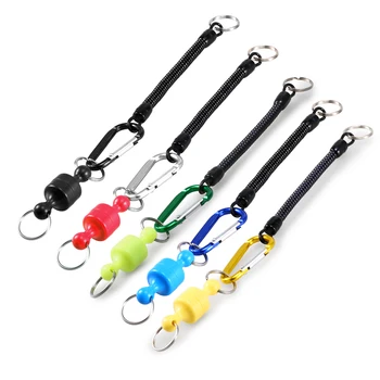 

Fishing Release Clip with String Cord Multifunctional Magnetic Net Quick Release Clip Holder Fishing Accessory