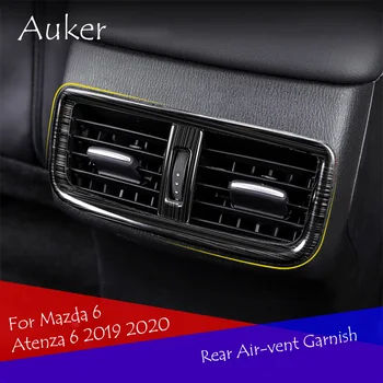 

Rear Seat Console Air Conditioner Outlet Frame Cover Trim Garnish Decotive Stickers Car Styling For Mazda 6 Atenza 6 2019 2020