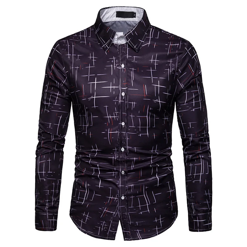 Men s shirts long sleeve shirts shirts casual shirts men s clothes Street dresses streetwear mens 4