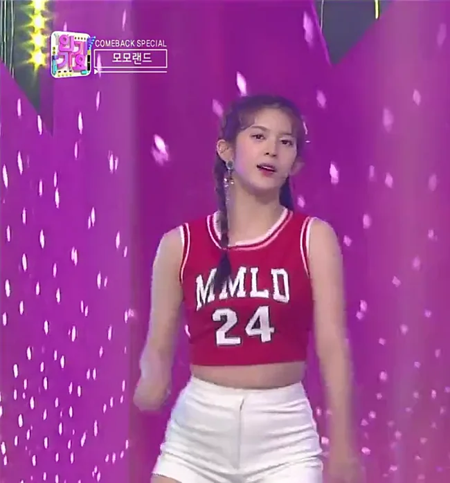 Kpop MOMOLAND Jazz танцевальное шоу модное белое свободное платье футболка с круглым