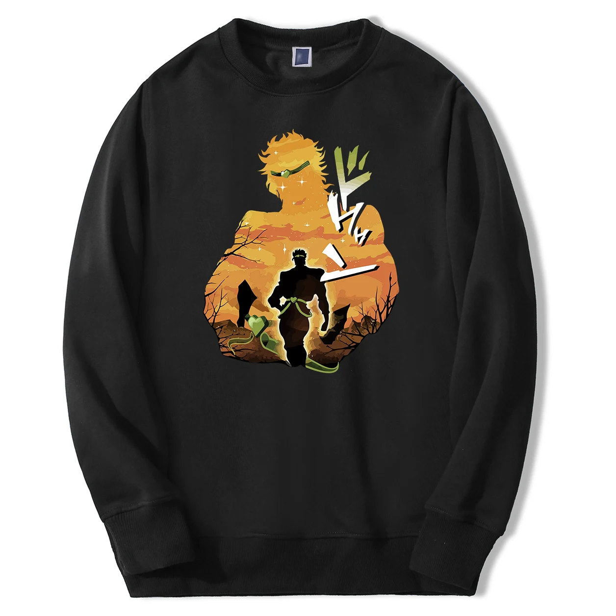 

Jojos Bizarre Adventure Hoodie Men Dio Japan Anime JOJO Hoodies Sweatshirt Fleece Sportswear New Arrival Crewneck Sweatshirts