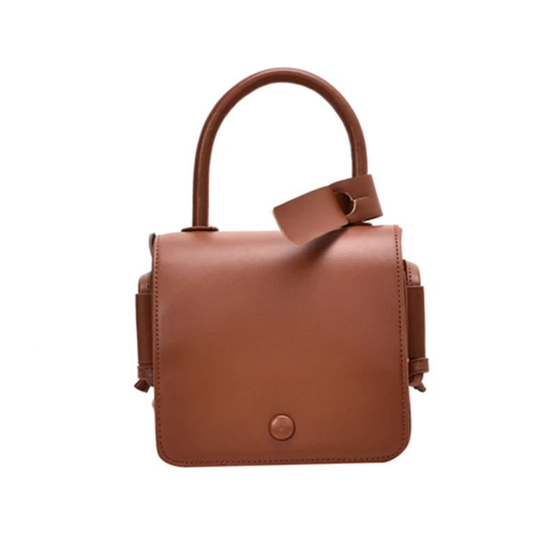 

Women Shoulder Bag PU Leather Fashion Ladies Handbag Small Simple Style Work Bag Square Youth Daily Bag Waterproof
