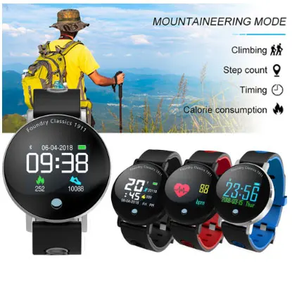 

smartwatch women Men Watches Y6plus Color Screen Blood Pressure&Blood oxygen&Heart ratemonitoring Smart Watch Horloges Mannen