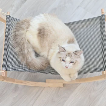 

Hot Cat Rocking Chair Cat Bed Pet Hammock Rolling Cradle Swing Toy for Small Cat Baby Cat Kitten XJS789