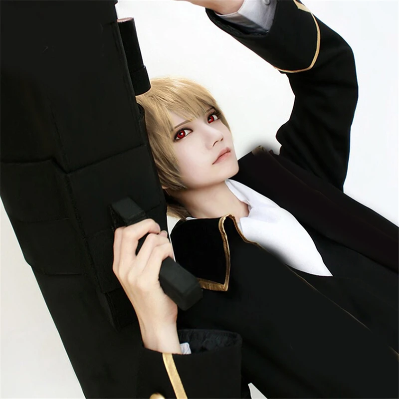 Японский короткий парик из аниме GINTAMA Okita Sougo косплей костюм аксессуары коллекция