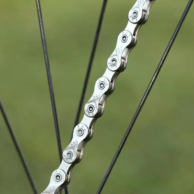 Top 6/7/8/9/10/11Speed Bicycle Chain 116 /100 Links 9/27 Speed MTB Mountain Bike Cycling Steel Chain as the picture shows 5