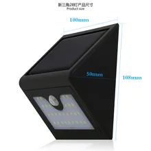 Солнечный свет наружный ярд Лампа Зондирования настенный светильник бытовой Супер яркий СВЕТОДИОДНЫЙ Уличный настенный сельский водонепроницаемый уличный светильник