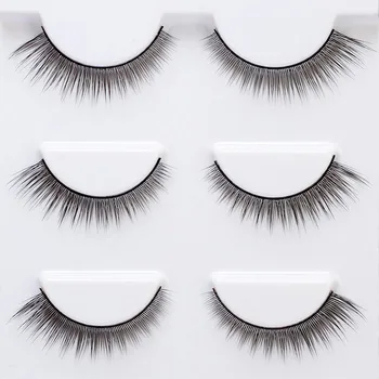 

Entirely Handmade 3D Mink False Eyelashes Natural Thick Cross Eyelash Daily Life Makeup Lashes Extension Tool