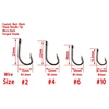 Bimoo 20pcs/pack Sharp Carp Hook Telflon Coating Carp Fishing Hooks Standard Japan Made Size 2 4 6 10 High Carbon Steel Fishhook ► Photo 2/6