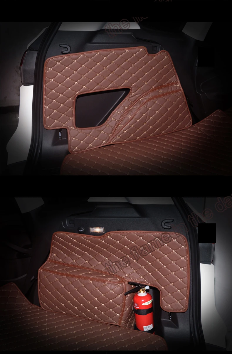 Для ford kuga кожаный коврик для багажника автомобиля багажника 2012 2013 escape ковер загрузки чемодан