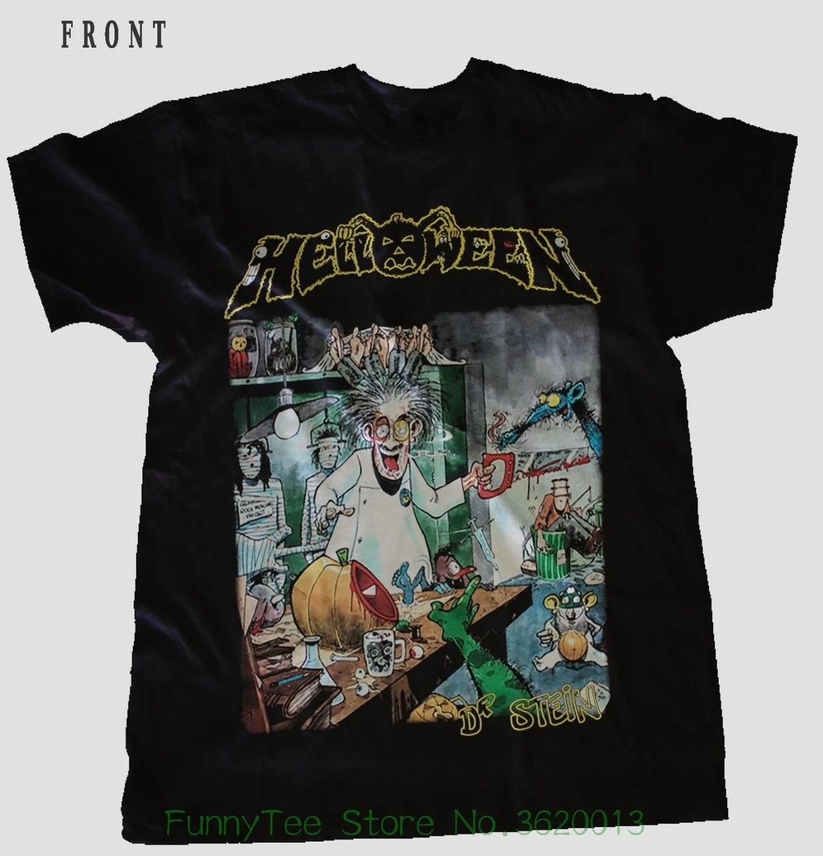 

Helloween - Dr. Stein - power Metal Band - blind Guardian T _ Shirt - sizes &lt Wbr &gt S To 7xl