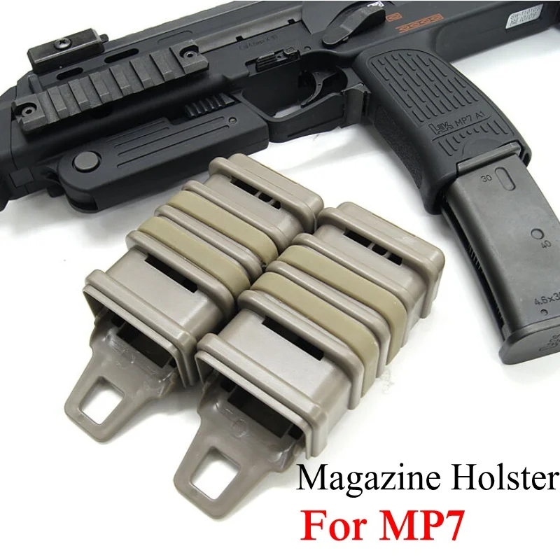

Airsoft MP7 Magazine Pouch Molle Tactical FastMag Holster Bag Military Hunting Accessories AR Rifle Fast Mag Holder Pouches