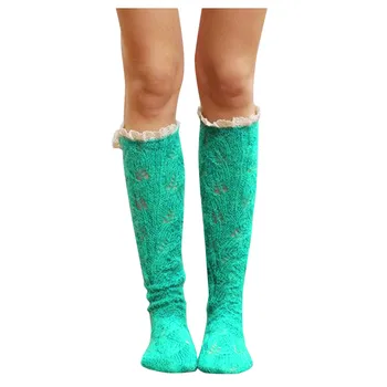 

feitong Girls Ladies Women Thigh High Stockings OVER The KNEE Stockings Long Cotton Stockings Warm christmas stockings 2019#y40