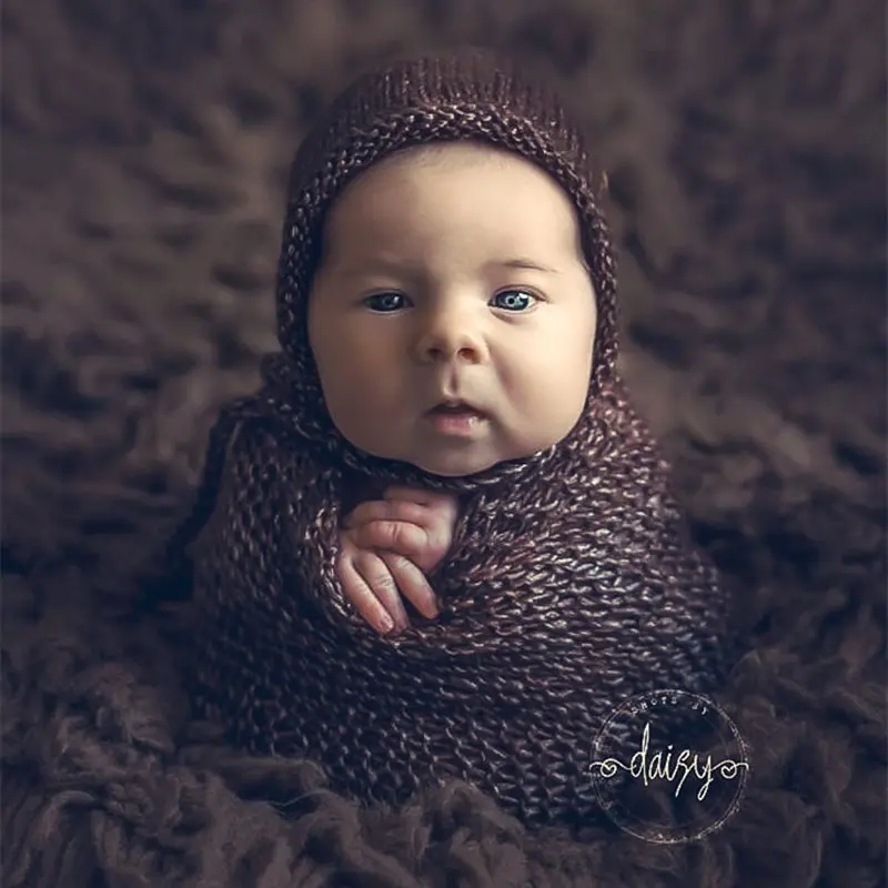 Newborn baby photography props,Baby stretch wrap blanket,basket cushion blanket for baby photography props