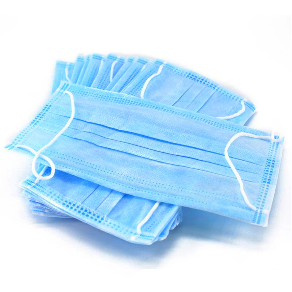 

Beauty Masks for Prevent Anti virus face Masks Blue 50Pcs High Quality