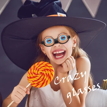 

Crazy Eyes Toy Plastic Kids Party Funny Pranks Glasses for Christmas Birthday Party Funny Prank Glasses Toys