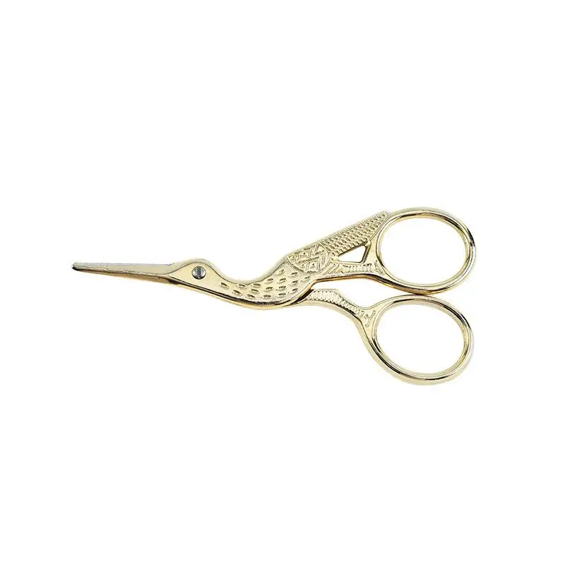 Red-crowned Crane Shape  Tailor Sewing Embroidery Stainless Steel Scissors 