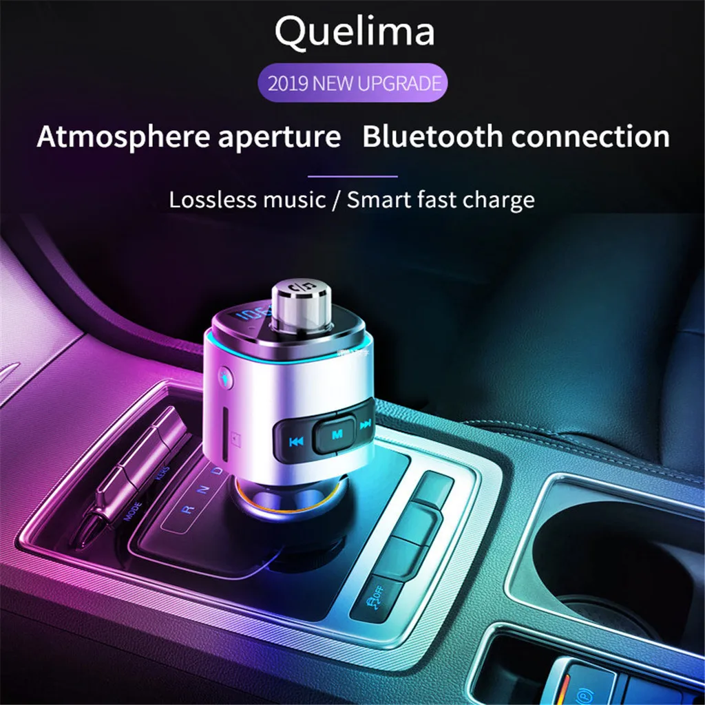 Универсальный fm передатчик Aux модулятор Bluetooth Handfree Автомобильный комплект