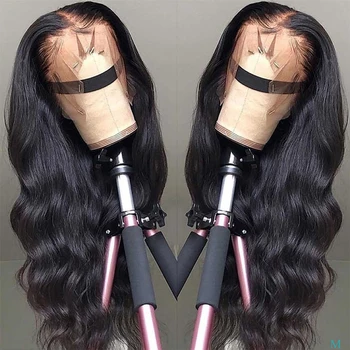 

Lace Front Human Hair Wigs 150% Malaysian 360 Lace Frontal Wig Body Wave Human Hair 13x6 Lace Front Wig With Baby Hair Remy Hair