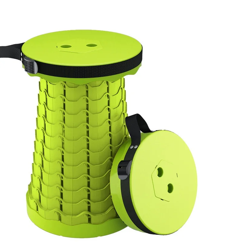 Outdoor Portable Folding Retractable Stool, Lightweight Adjustable Extendable Stool, Suitable For Camping, Camping Stool 