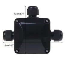 Водонепроницаемый IP 68 распределительная коробка 3 кабеля и провода защиты здания DTY разъемы