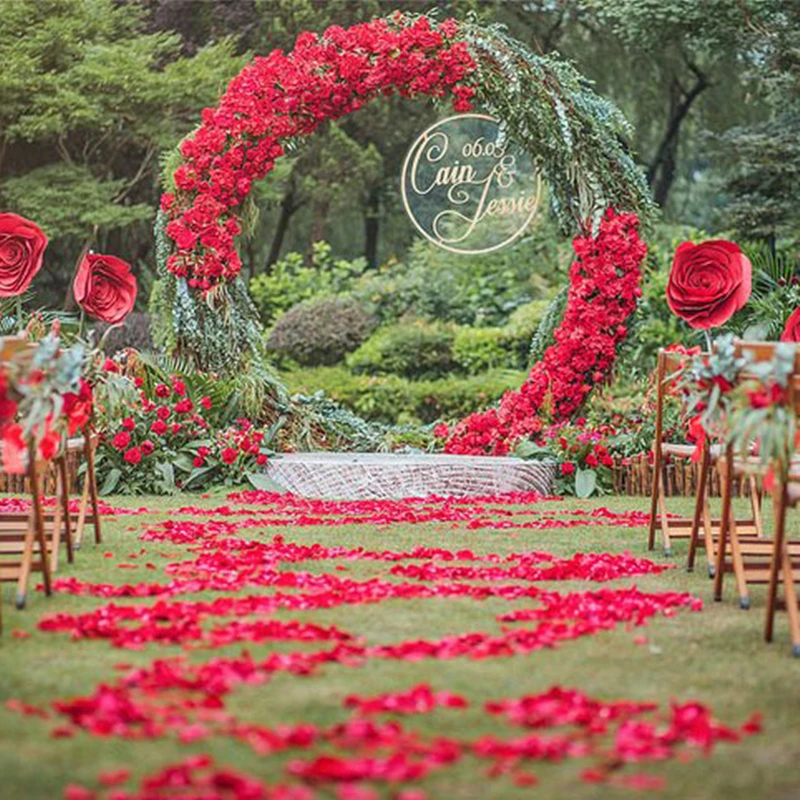 JAROWN-Wedding-Props-Wrought-Iron-Ring-Arches-Wedding-Background-Flower-Stand-Flower-Arrangement-Dec (3)