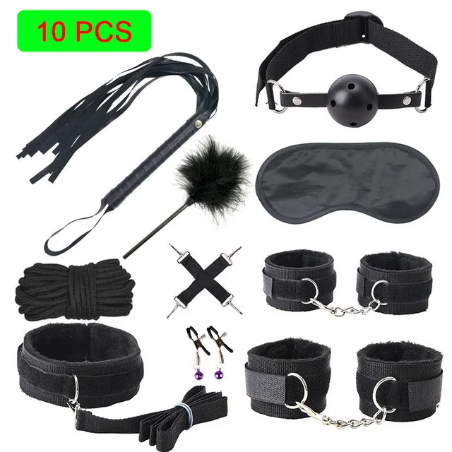 10pcs Black Sex Kits