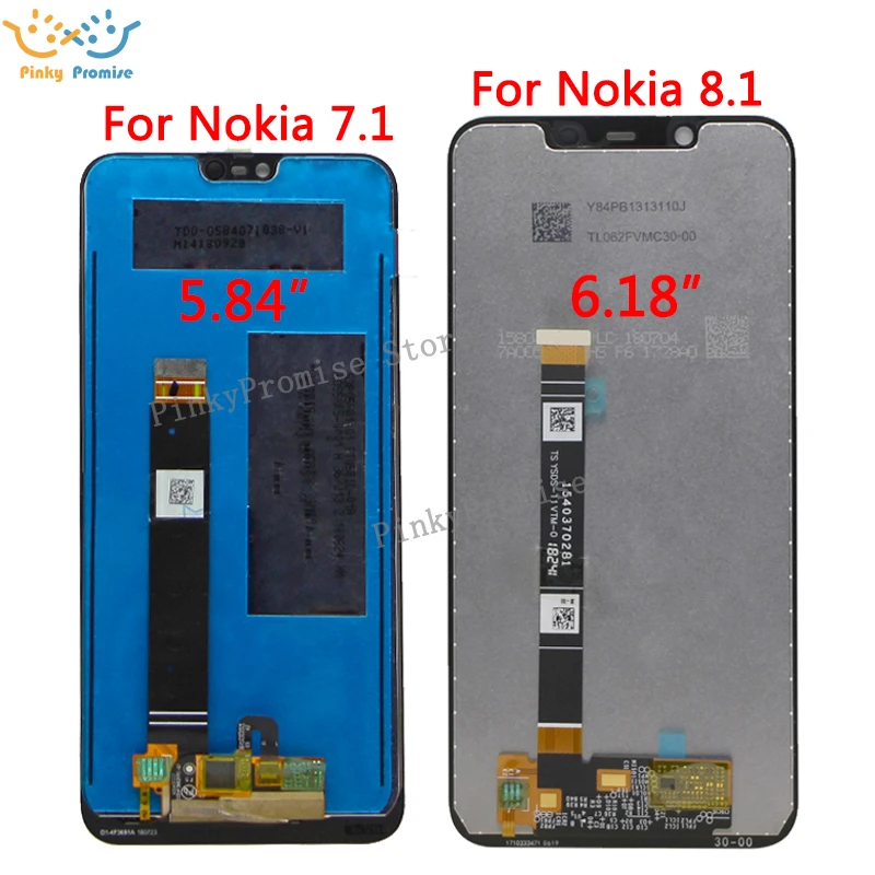 X7 Accessory for Phone hongyang Corresponding Model LCD Screen and Digitizer Full Assembly for Nokia 7.1 Plus X7 Accessory for Phone hongyang Corresponding Model LCD Screen and Digitizer Full Assembly for Nokia 7.1 Plus