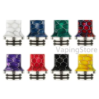 

Resin Stainless Steel Hybrid Flat Honeycomb 810 Drip Tip for MORPH 219 KIT TF Tank/Eleaf Rotor Tank/Horizon Falcon 2 II