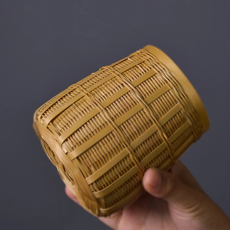 LUWU natural bamboo ceramic tea ceremony sets handmade chinese kung fu tea accessories