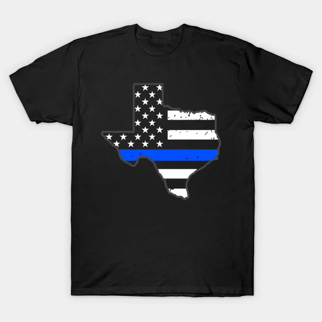 

Texas Thin Blue Line - Police Officer Gift Men's T Shirt