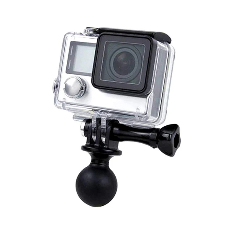 For GoPro RAM Tripod Mount Ball Head Base Adapter w/ Screw for Go Pro Hero 8 7 6 5 4 Sjcam Yi 4K Sport Action Camera Accessory