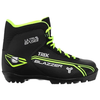 

Ski boots TREK Blazzer1 NNN, black color, logo neon lime