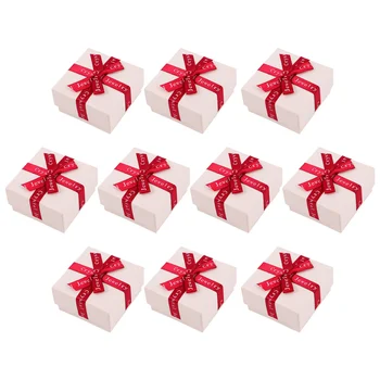 

10pcs Bowknot Jewelry Small Gift Candy Box Paper Gift Box for Party Birthday