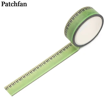 

20pcs/lot Patchfan Kiwi fruit 90s cartoon funny DIY Scrapbooking washi Paper Tape Printed Pattern sticker paster A2341