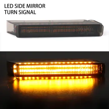 

8-30v 48 SMD 5W 2Pcs Side Mirror Turn Signal Front Rear Lamp for Ford Raptor F150 2004-2014 Lincoln Mark LT 2006-2008 Expedition