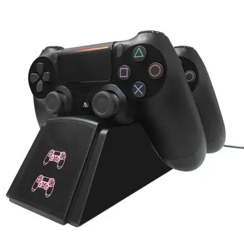 

Game Console Accessories Charging Dock for PS4 Gamepad Charger Stand Cradle