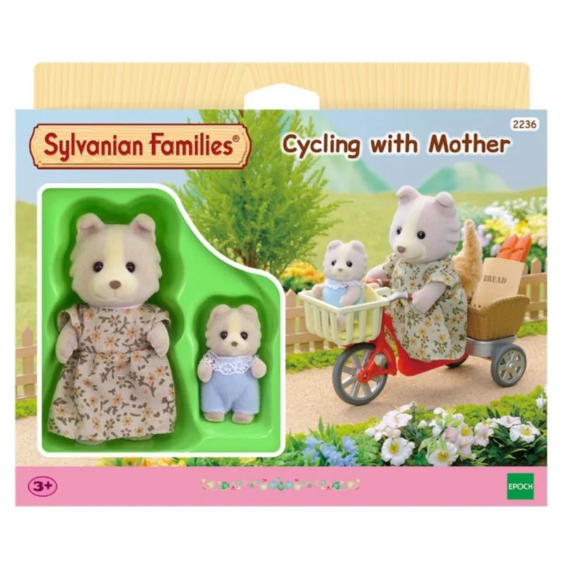 Sylvanian Families игрушка Sylvanian Families велосипед для матери и ребенка-детский игровой домик для девочек модель аксессуары 4281