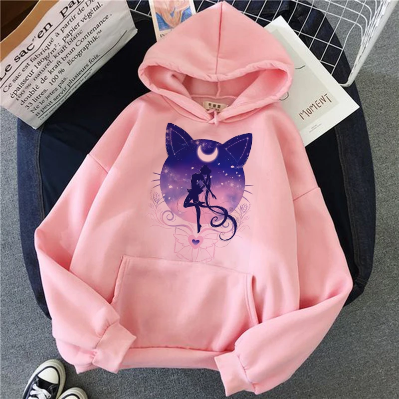 sailor moon women hoodie kawaii funny ulzzang Sweatshirt harajuku korean style Graphic female clothes Hoodies fashion grunge - Цвет: 4820
