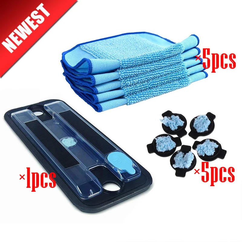 

Part for iRobot Braava 380 380t 320 Mint 4200 5200 Vacuum Cleaner Mop Pad Pro-Clean Mopping Clean Reservoir Pad Wick Cap & Mop