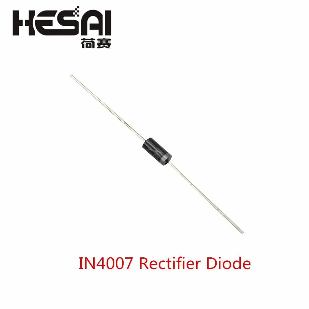 1N4007 IN4007 4007 DO-41 Dip DO41 1 A 1000 V Diodo rectificador 200 un 1N4007 IN4007 4007 DO-41 Dip DO41 1 A 1000 V Diodo rectificador 200 un