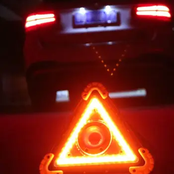 

Low Price Multi-function Triangle Truck Emergency Parking Traffic Warning Lamp Outdoor Mobile Power Usb Work Light