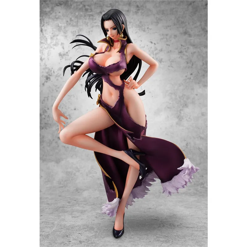 

Anime ONE PIECE Statue War-damaged Edition female emperor Boa Hancock PVC Action Figure Collection Model Toys B23