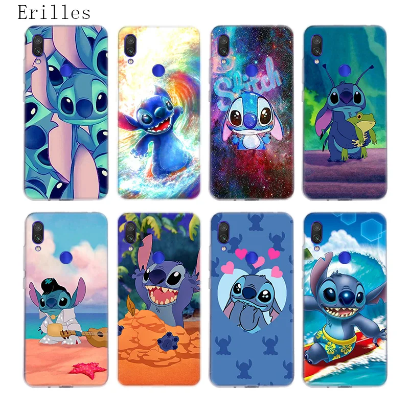 Disneys Steward Stitch Cartoon Fundas Silicon Case For Xiaomi Redmi Note 9 8 7 6 5 Plus 4 Pro 7A S2 6A 5A K30 TPU Back Cover | Мобильные