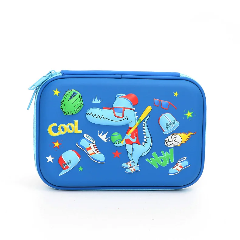 

Australia Eva Environmentally Friendly Stationery Box Cute Creative 3D Cartoon Mermaid Dinosaur Baseball Pencil Case Students Pe