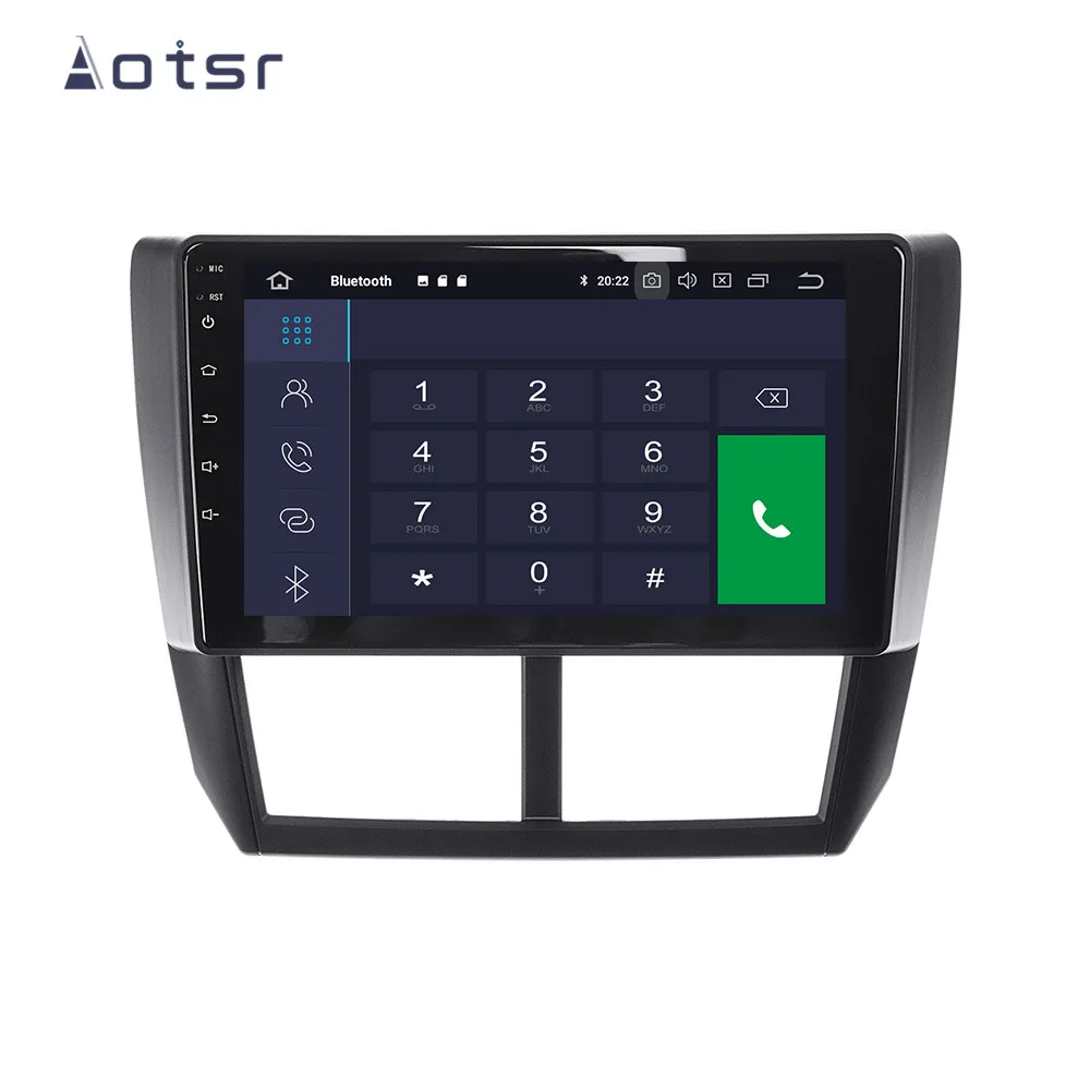 Автомобильный плеер на Android мультимедийный с GPS-навигацией для Subaru Forester Impreza 2008