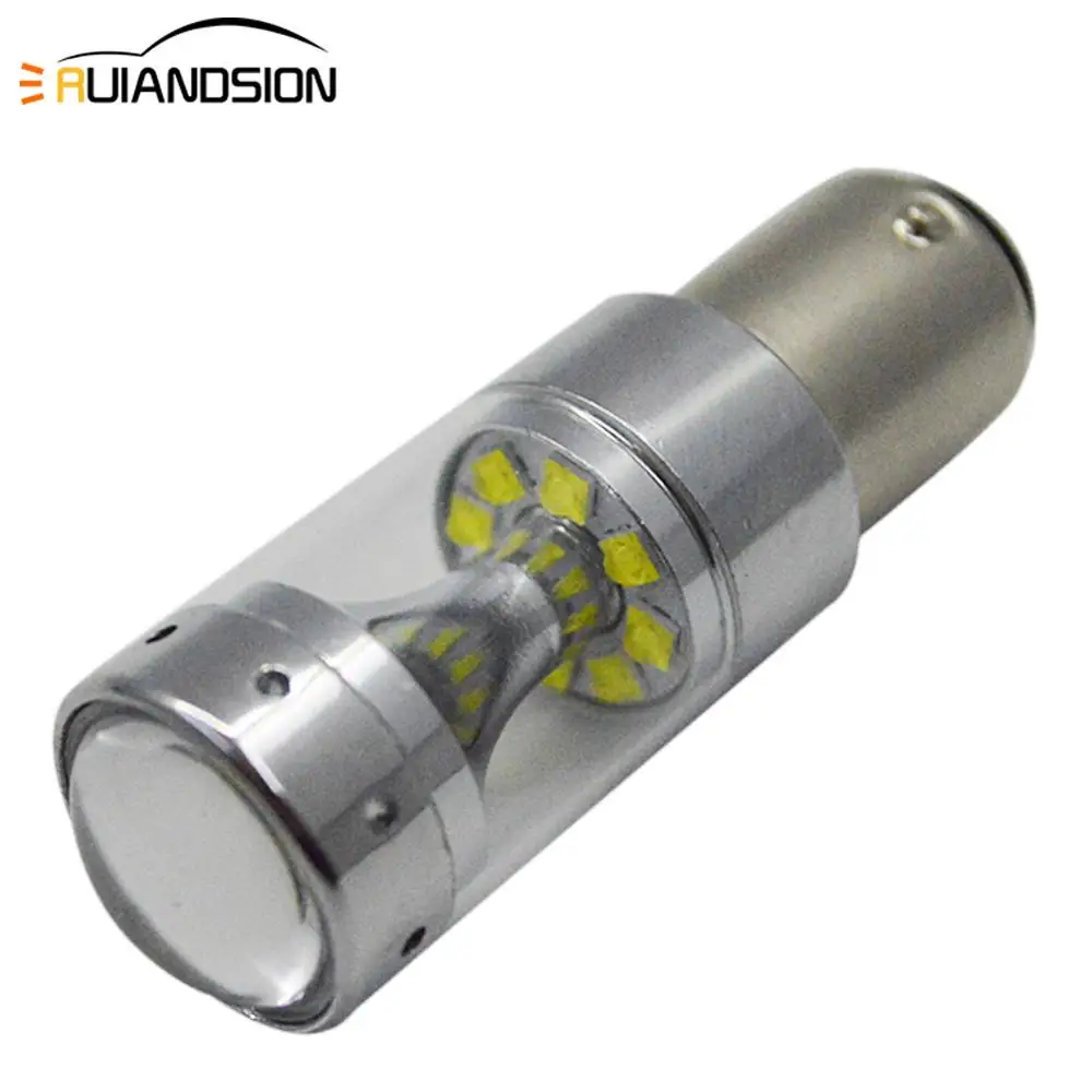 1 шт. 10 30V Canbus 60 Вт Dual Функция 1157 2057 7528 BAY15D P21/5 Светодиодный светильник автомобилей