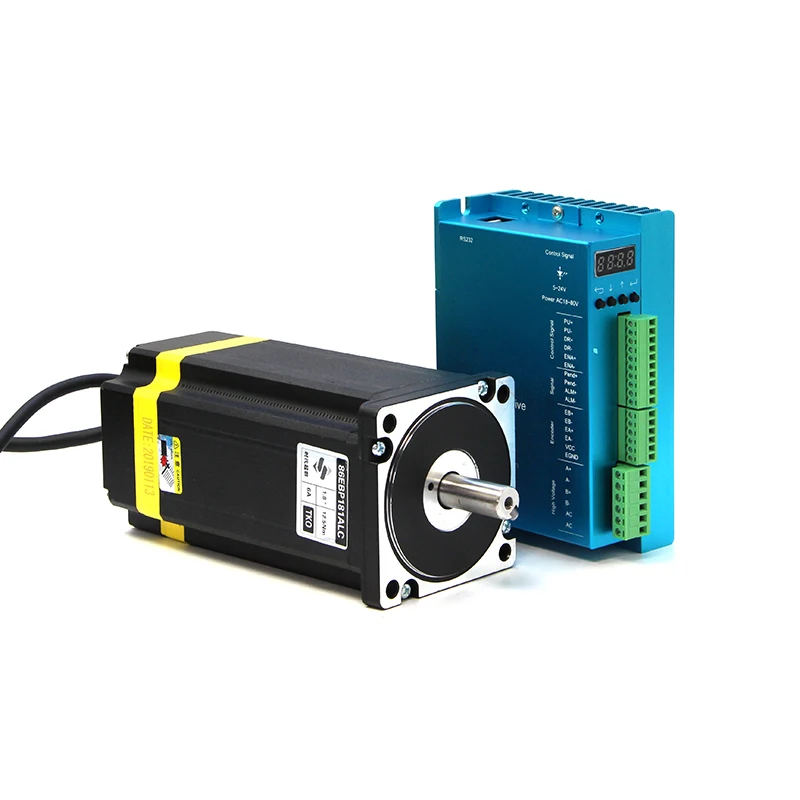 Original Leadshine Easy Servo Driver Kit ES-DH2306 220/230VAC + 3 Phase NEMA34 ES-MH34212 12.0Nm 2000rpm With Cable | Электроника