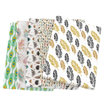 

David accessories 50*145cm/20*34cm Feather 100%Cotton Fabric for Sewing Dress Cloth Making DIY Cushion Cover,c13780